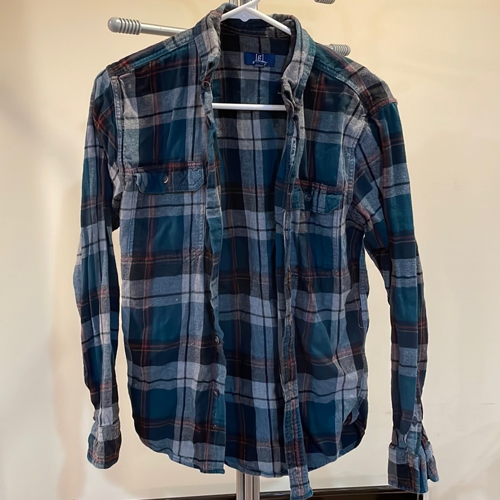 Blue George Flannel